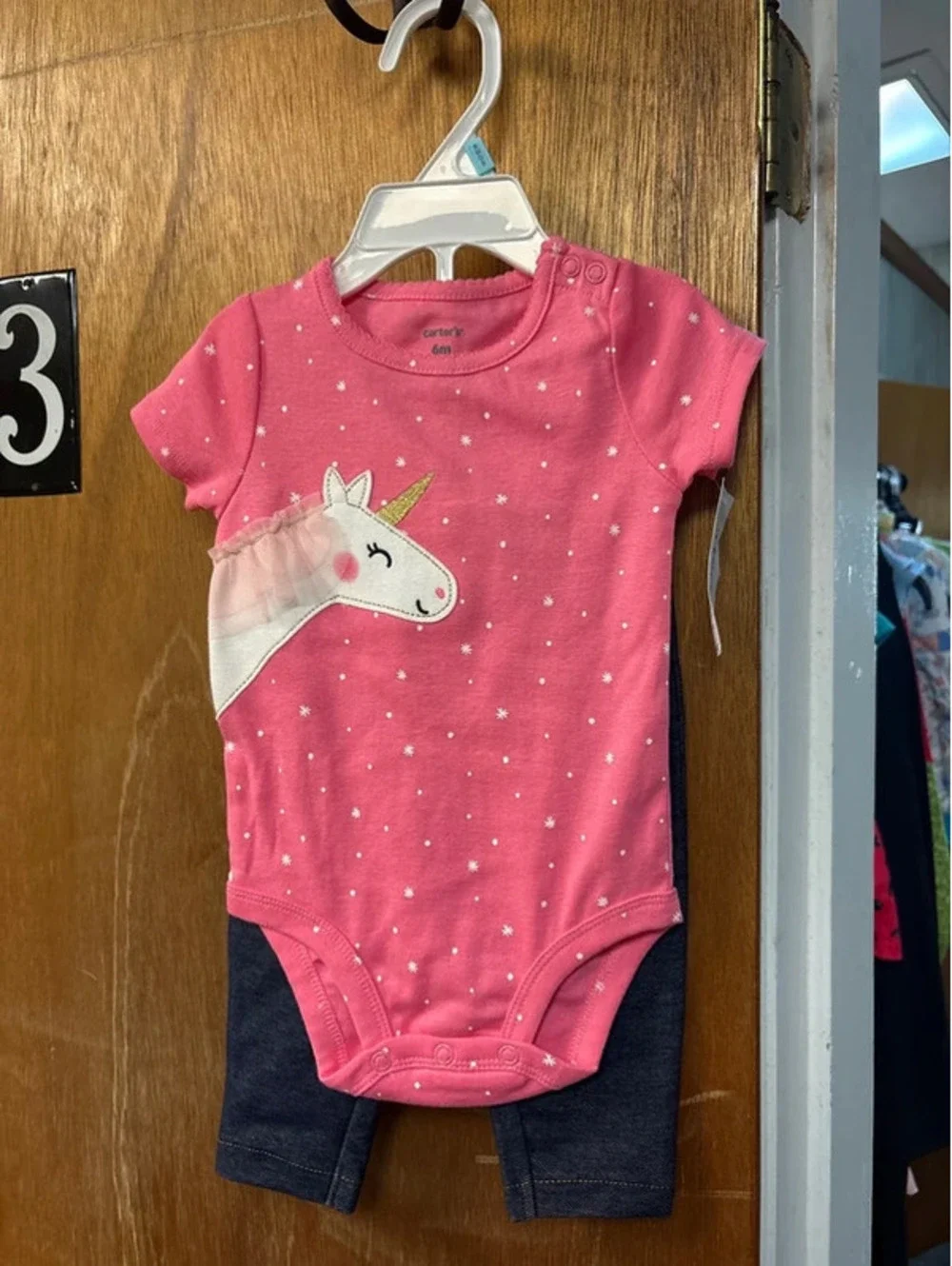 Carters Unicorn Pant Set NWT 6 month